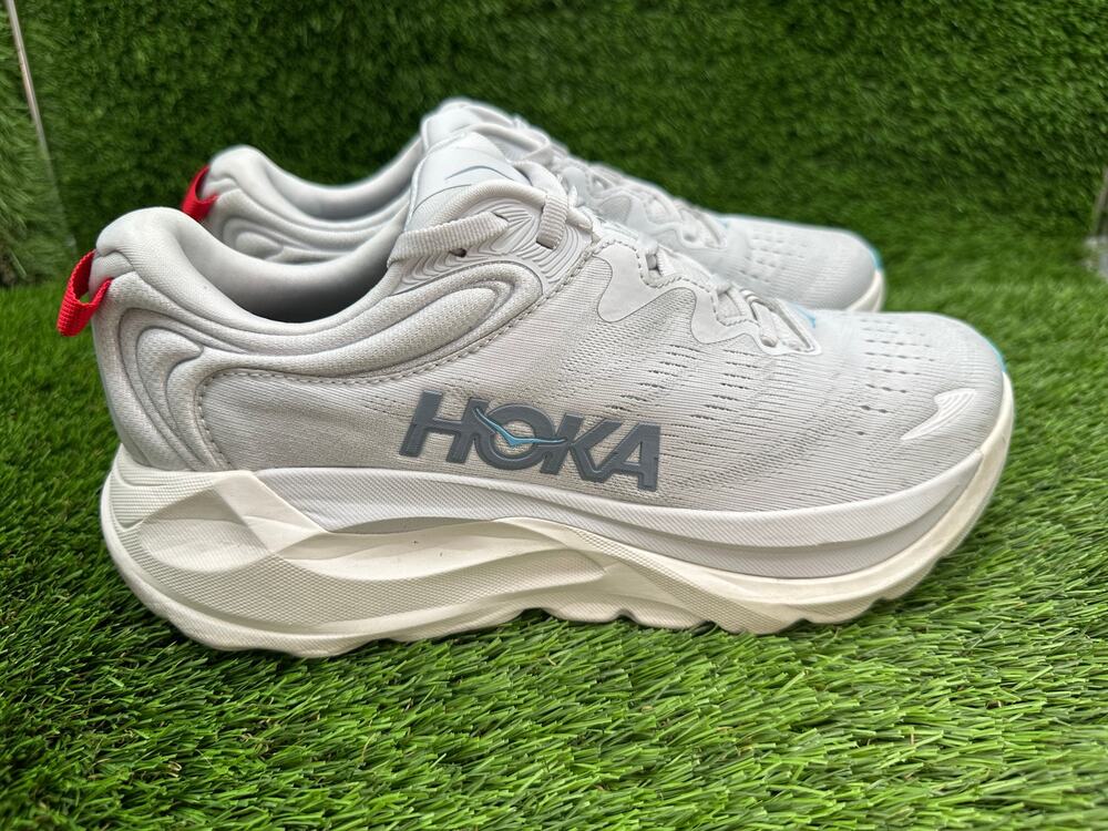 Hoka One One Gaviota 6 1171933-CRDS Athletic Sneaker Women's 10B Gray Mesh Gym